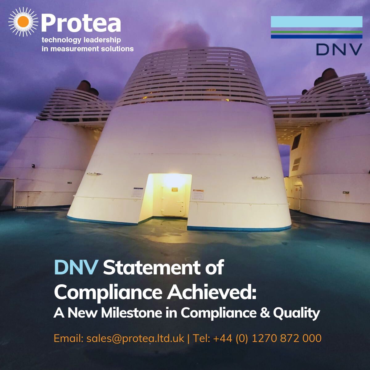 DNV Statement of Compliance Achieved DNV Statement of Compliance Achieved